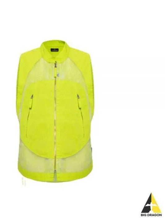 Shadow Project Distorted Ripstop Organza TC Vest Pistachio Green - STONE ISLAND - BALAAN 2