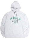 Varsity Graphic Hoodie White Melange Grey - THE GREEN LAB - BALAAN 5