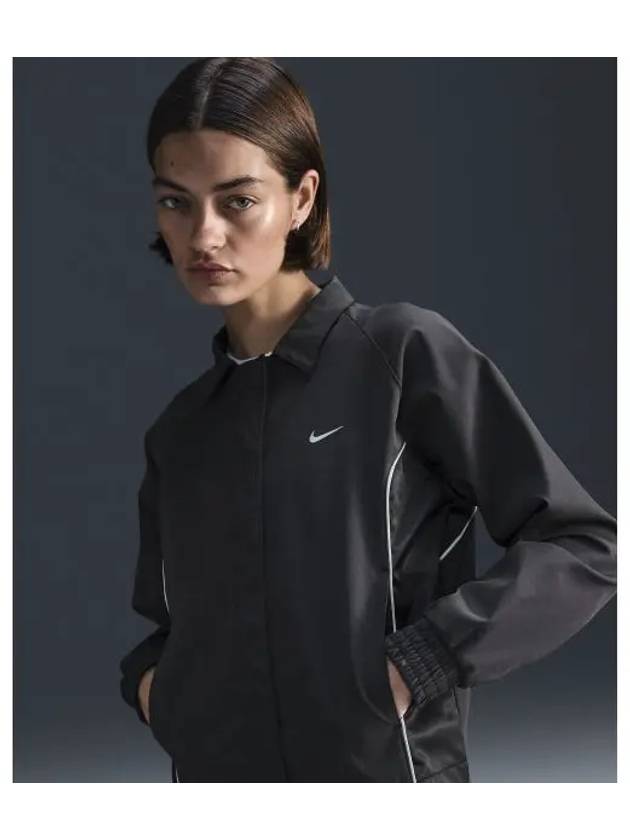 Sportswear Woven Jacket W Black HQ3750 010 - NIKE - BALAAN 2