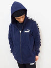 0185411602Sideline tape logo hooded zipper jacketnavy - PUMA - BALAAN 16