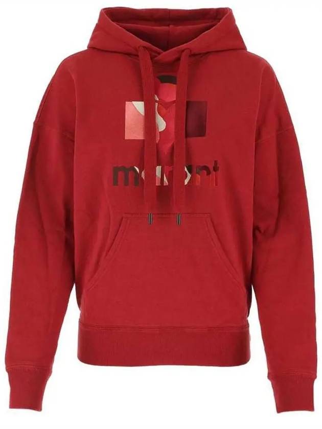 12th Anniversary Mansell MANSEL brushed hoodie SW0031 21P039E 70RD - ISABEL MARANT - BALAAN 2