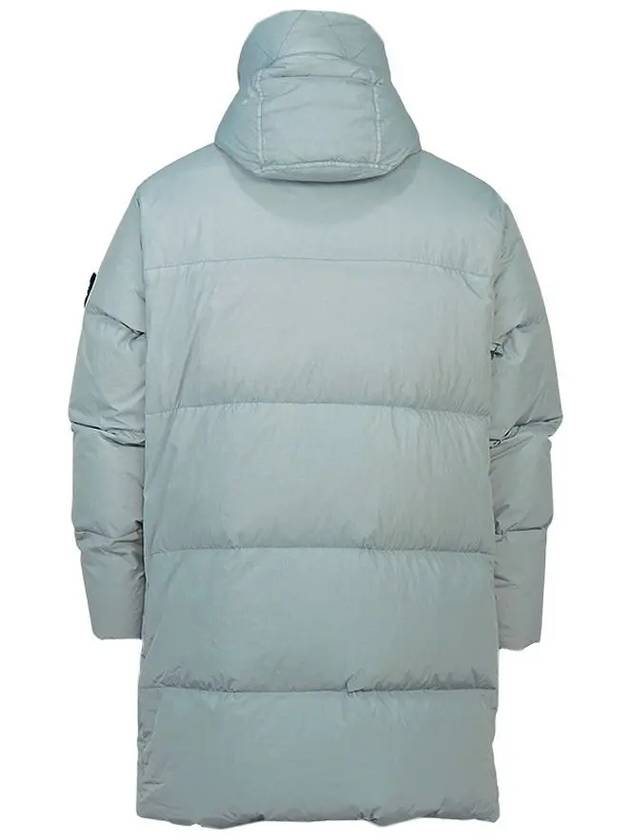 Garment Dyed Crinkle Wraps Padding Light Grey - STONE ISLAND - BALAAN 4