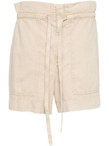 Short Pants SH0095FAB1H04E23SD BEIGE - ISABEL MARANT ETOILE - BALAAN 1