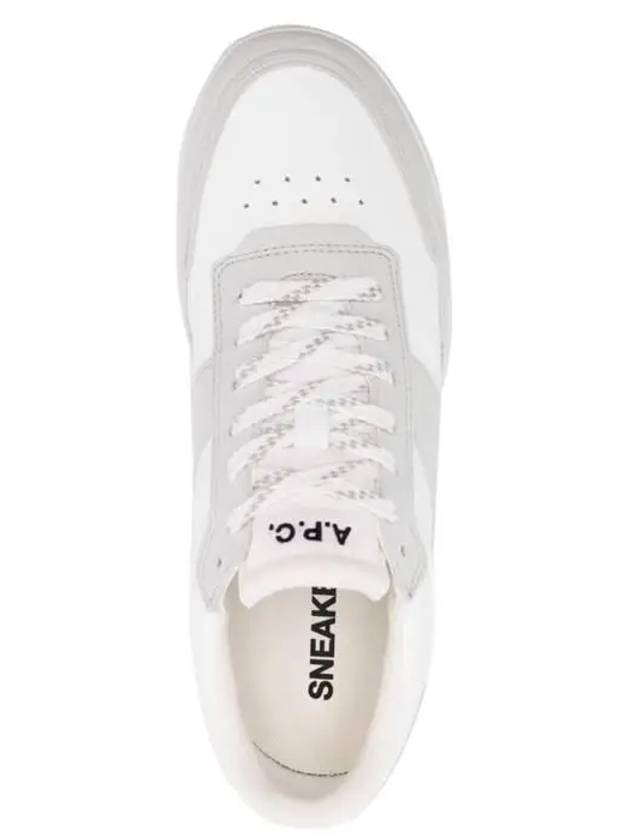 Pain Leather Low Top Sneakers White - A.P.C. - BALAAN 5