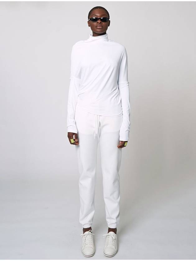 Cut-Out Sleeve Top Offwhite - ATHPLATFORM - BALAAN 3