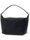 Women's Intrecciato Shoulder Bag Black - BOTTEGA VENETA - BALAAN 3