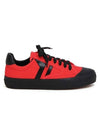 Women's Plimsoll Canvas Low Top Sneakers Red - CELINE - BALAAN 1