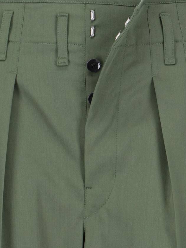 Straight Pants Pant PA1084 LF1210 GR627 GREEN GREEN - LEMAIRE - BALAAN 6