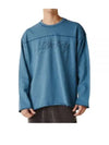 Football Crew Pigmented Dyed Long Sleeve Tee - STUSSY - BALAAN 2