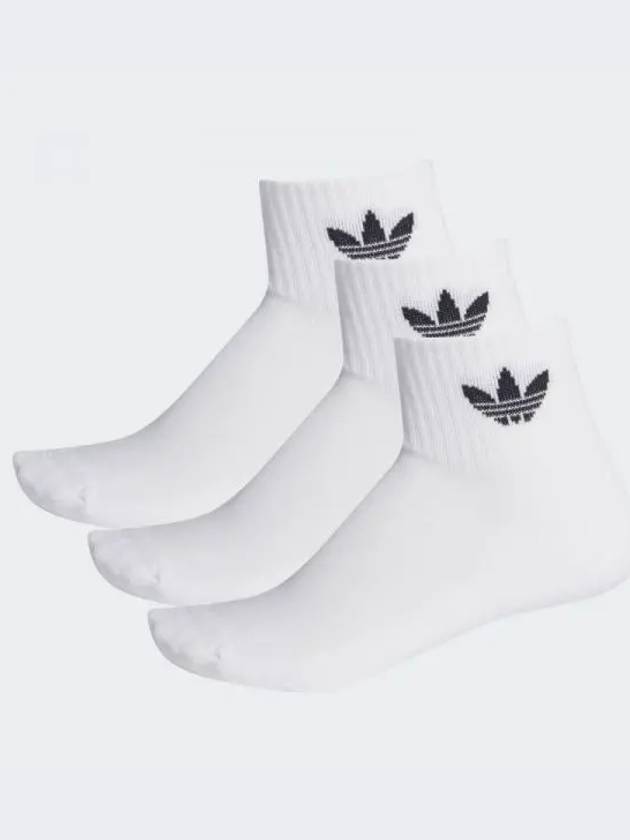 Mid ankle socks whitewhiteBLACK - ADIDAS - BALAAN 1