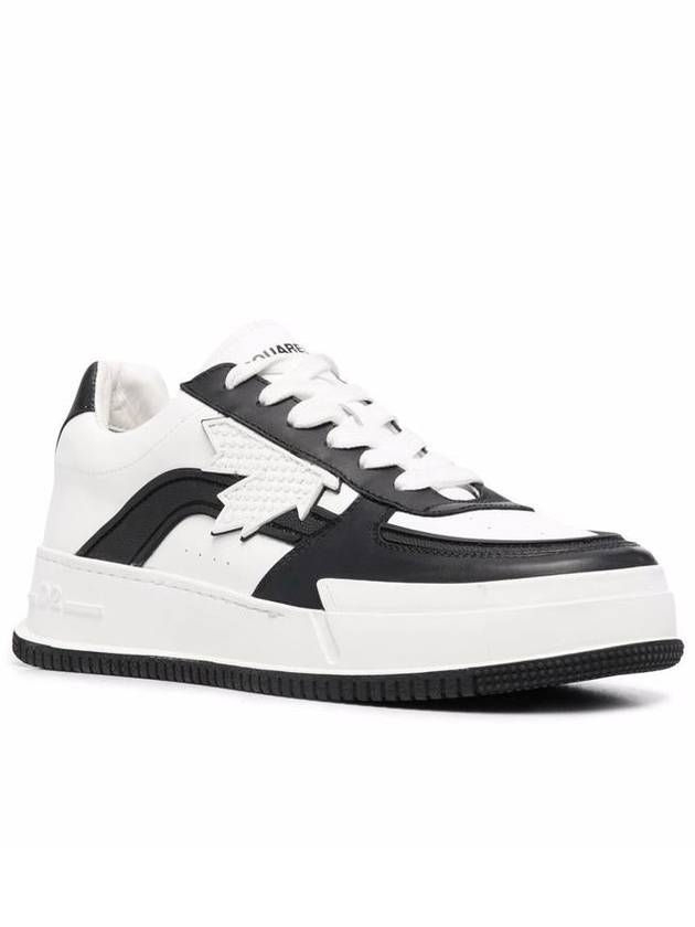 Canadian low-top sneakers white black - DSQUARED2 - BALAAN 4