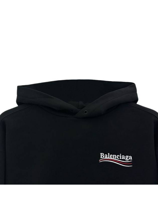 Political Campaign Hoodie Black - BALENCIAGA - BALAAN 4