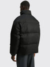 Medium-Length Re-Nylon Reversible Down Padded Jacket Black - PRADA - BALAAN 7