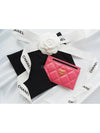 Heart Logo Lambskin Card Wallet Pink - CHANEL - BALAAN 3