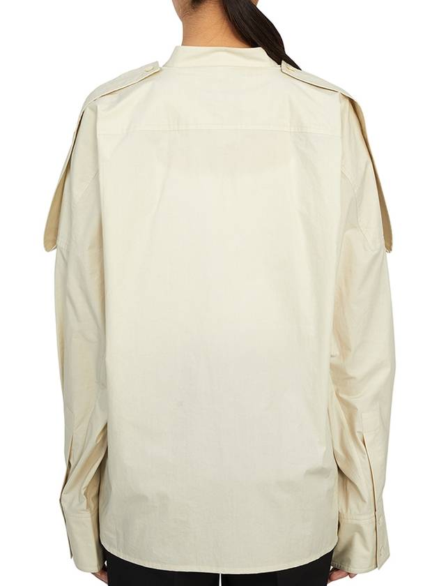 Women's Shirt NEPTUNE SNW 1109 DOVE - STUDIO NICHOLSON - BALAAN 4