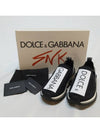 Logo Low Top Sneakers Black - DOLCE&GABBANA - BALAAN 10