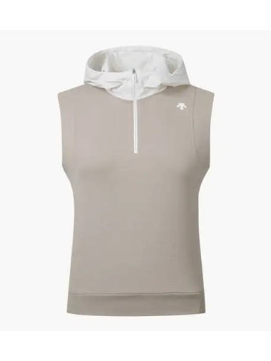 GOLF Women s Jersey Hybrid Hooded Vest DP32WFCV82 - DESCENTE - BALAAN 1