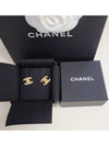 Classic CC Logo Pearl Stud Earrings Gold - CHANEL - BALAAN 7