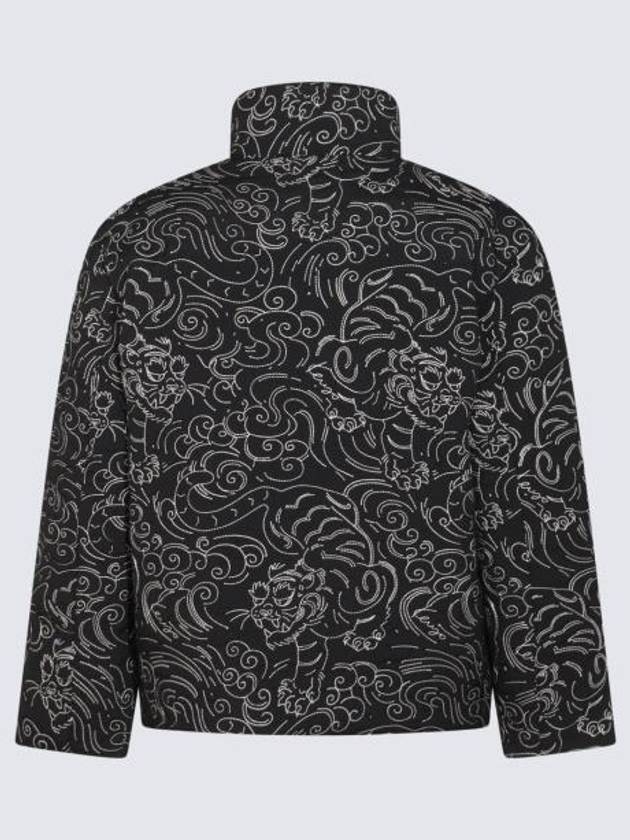 Allover Print Jacket Black - KENZO - BALAAN 3