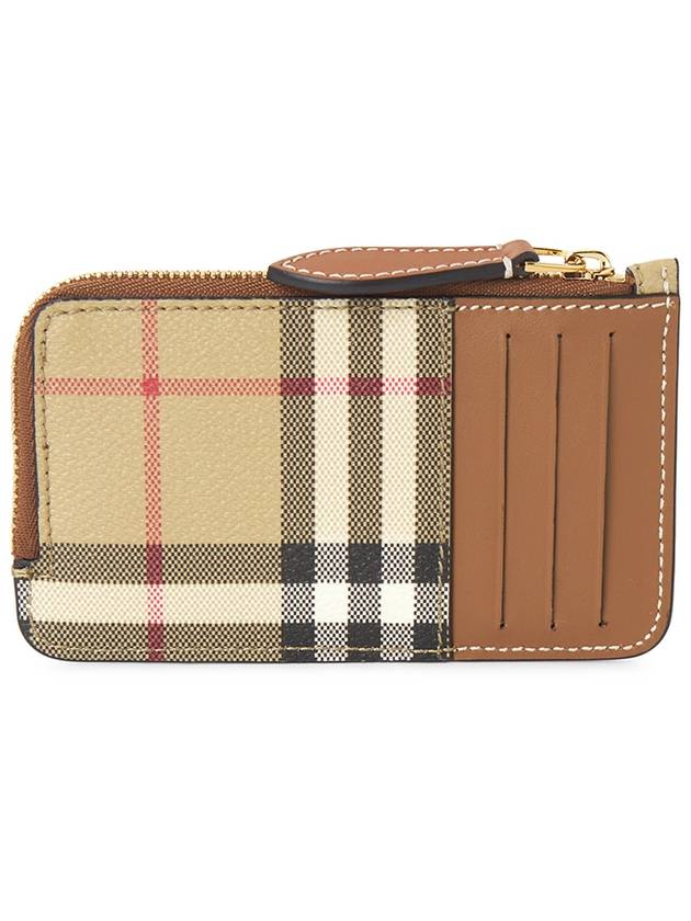 Check Card Wallet Archive Beige - BURBERRY - BALAAN 3