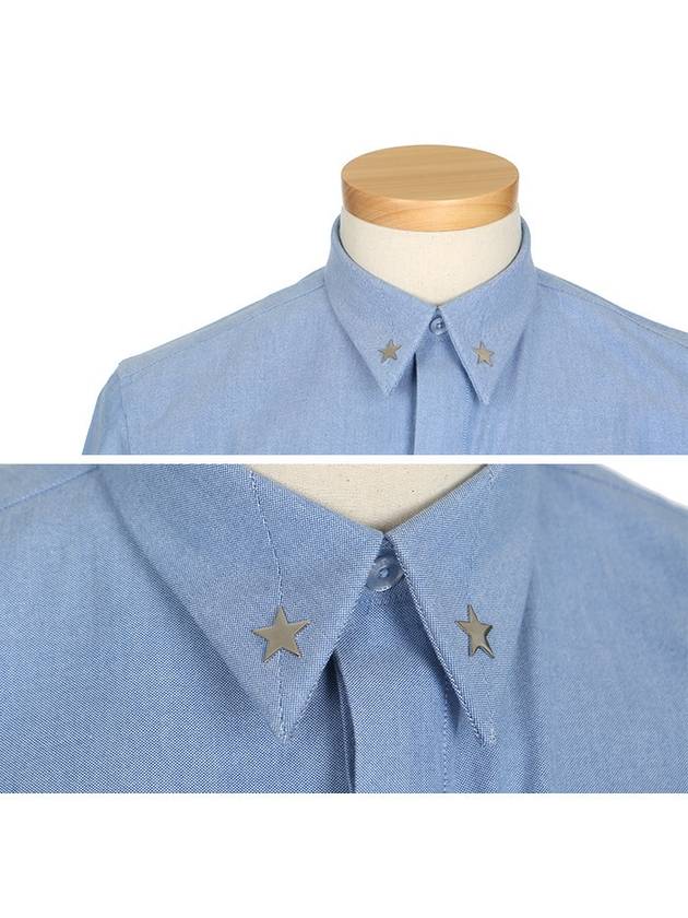 6007 319 453 cancellation light blue shirt metal star - GIVENCHY - BALAAN 4