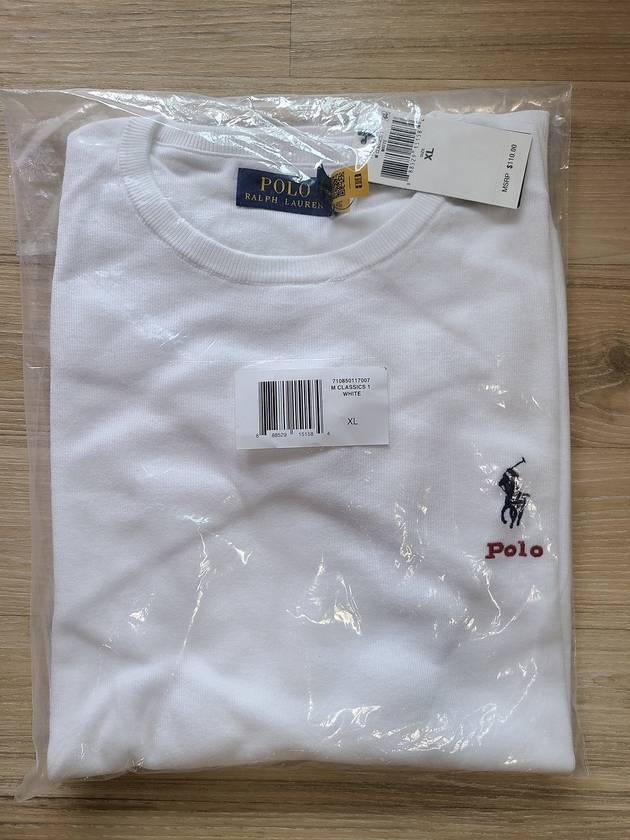 Cotton crewneck sweater white - POLO RALPH LAUREN - BALAAN 4