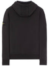 Wappen Patch Classic Fleece Hoodie Black - STONE ISLAND - BALAAN 3