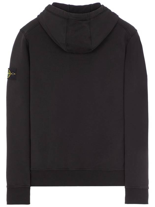 Wappen Patch Classic Fleece Hoodie Black - STONE ISLAND - BALAAN 3