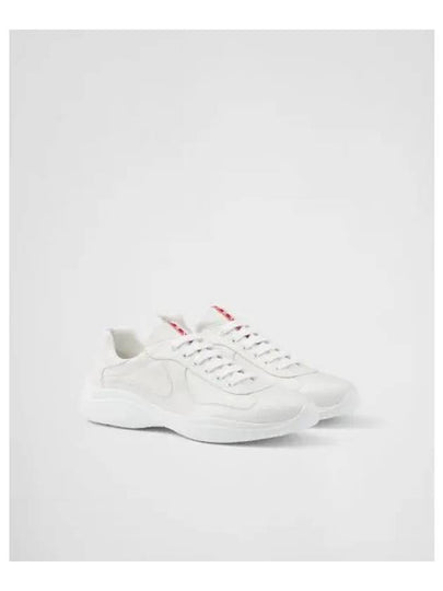 America's Cup Patent Leather Low Top Sneakers Grey - PRADA - BALAAN 2