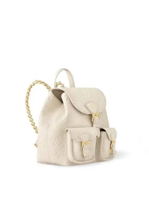 Backup Monogram Empreinte Backpack Cream - LOUIS VUITTON - BALAAN 4