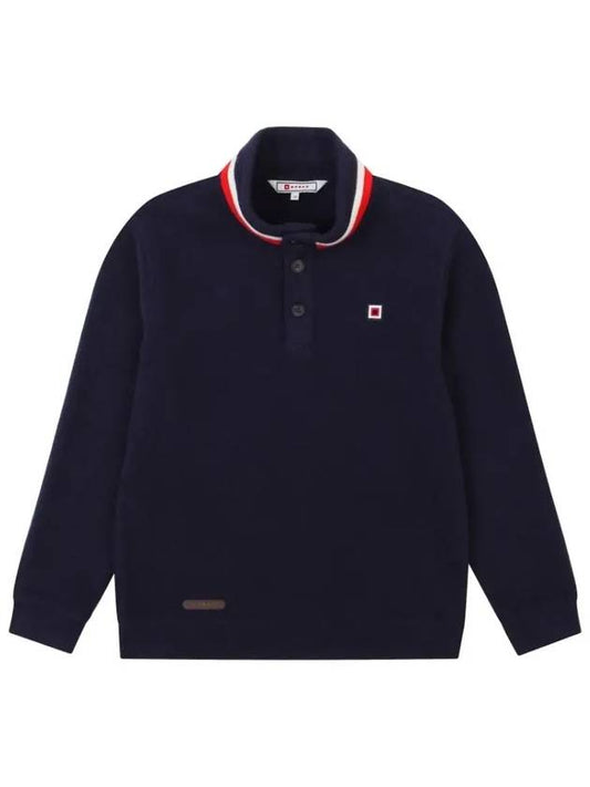 Boucle High Neck T-Shirt OF9212GB NAVY - ONOFF - BALAAN 2