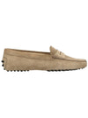 Gommino Driving Shoes Beige - TOD'S - BALAAN 1