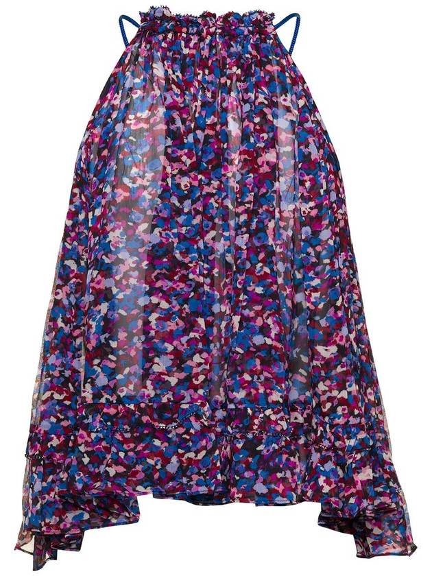 23 ss Pink Blue Viscose Print Top HT0035FAA1J49EPKBU B0480010502 - ISABEL MARANT ETOILE - BALAAN 3