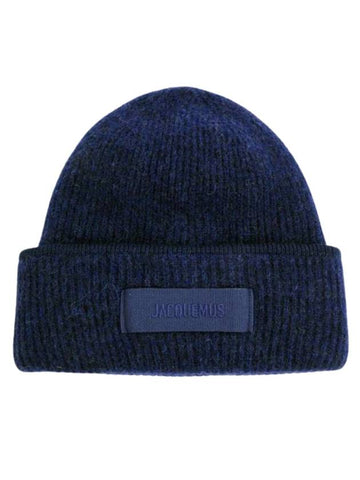 The Gros Grain Beanie Navy - JACQUEMUS - BALAAN 1