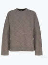 Intrecciato Wool Knit Top Riverbed - BOTTEGA VENETA - BALAAN 2