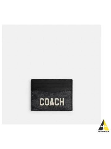 Card Case Signature with Graphic CP276 A5F - COACH - BALAAN 1