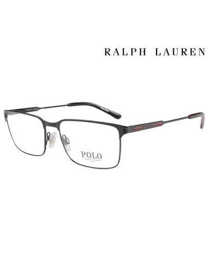 Eyewear Rectangle Metal Eyeglasses Black - POLO RALPH LAUREN - BALAAN 2