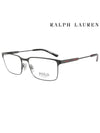 Eyewear Rectangle Metal Eyeglasses Black - POLO RALPH LAUREN - BALAAN 2