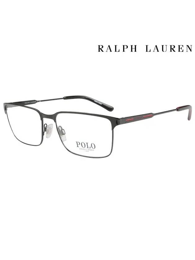 Eyewear Rectangle Metal Eyeglasses Black - POLO RALPH LAUREN - BALAAN 3