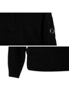 Lens Pocket Half Zip Up Wool Knit Top Black - CP COMPANY - BALAAN 6