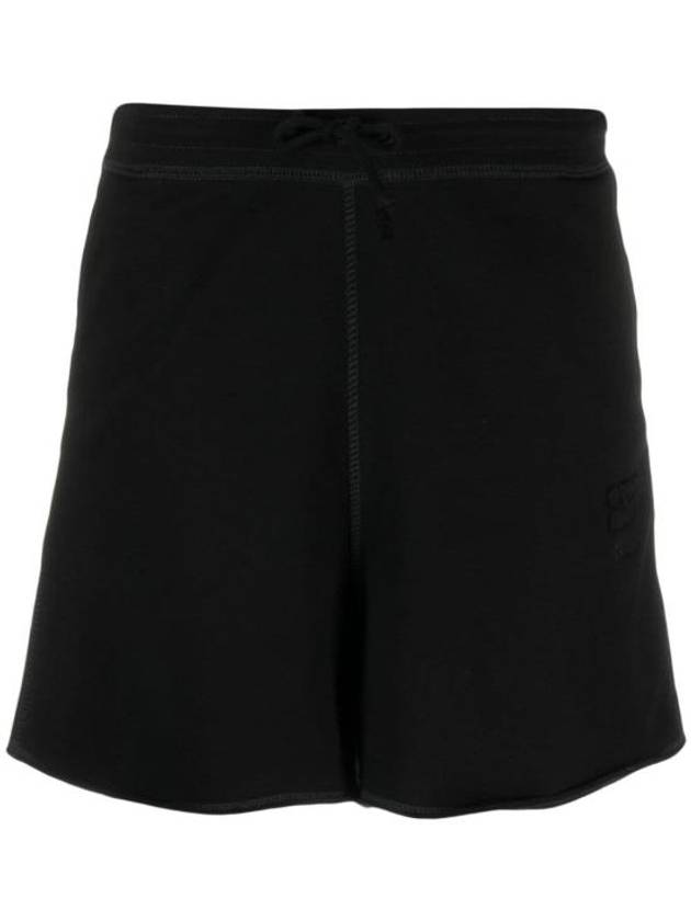 Short Pants T3565 099 Black - GANNI - BALAAN 1