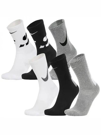 Genuine Junior Everyday Cushion Crew Socks 6 Pack SK0066 956 - NIKE - BALAAN 2