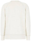 MILLA Velvet Logo Brushed Sweatshirt Ecru SW0004FA B1M12E ECED - ISABEL MARANT - BALAAN 3