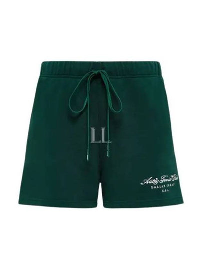 Women's Logo Sweatshirt Tennis Shorts Green - AUTRY - BALAAN 2