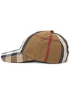 MH 3C Vintage Check Classic Baseball Ball Cap Brown - BURBERRY - BALAAN 4