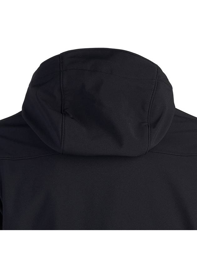 Men's Metropolis Shell Hooded Jacket Black - CP COMPANY - BALAAN 7