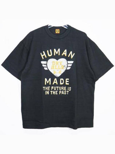 Short Sleeve T Shirt 779125 Black - HUMAN MADE - BALAAN 1