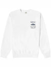 Logo Print Cotton Sweatshirt White - SPORTY & RICH - BALAAN 2