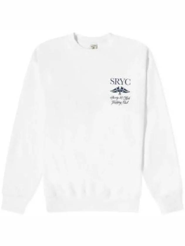 Logo Print Cotton Sweatshirt White - SPORTY & RICH - BALAAN 2