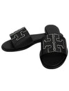 Ines Slippers Black - TORY BURCH - BALAAN.